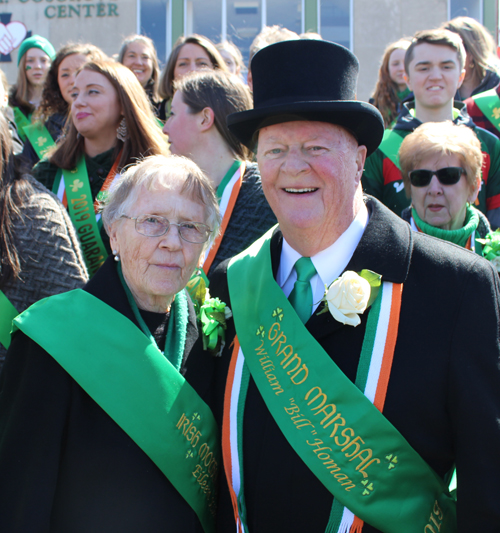 Grand Marshall Bill Homan and Mother of the Year Eileen Kilroy